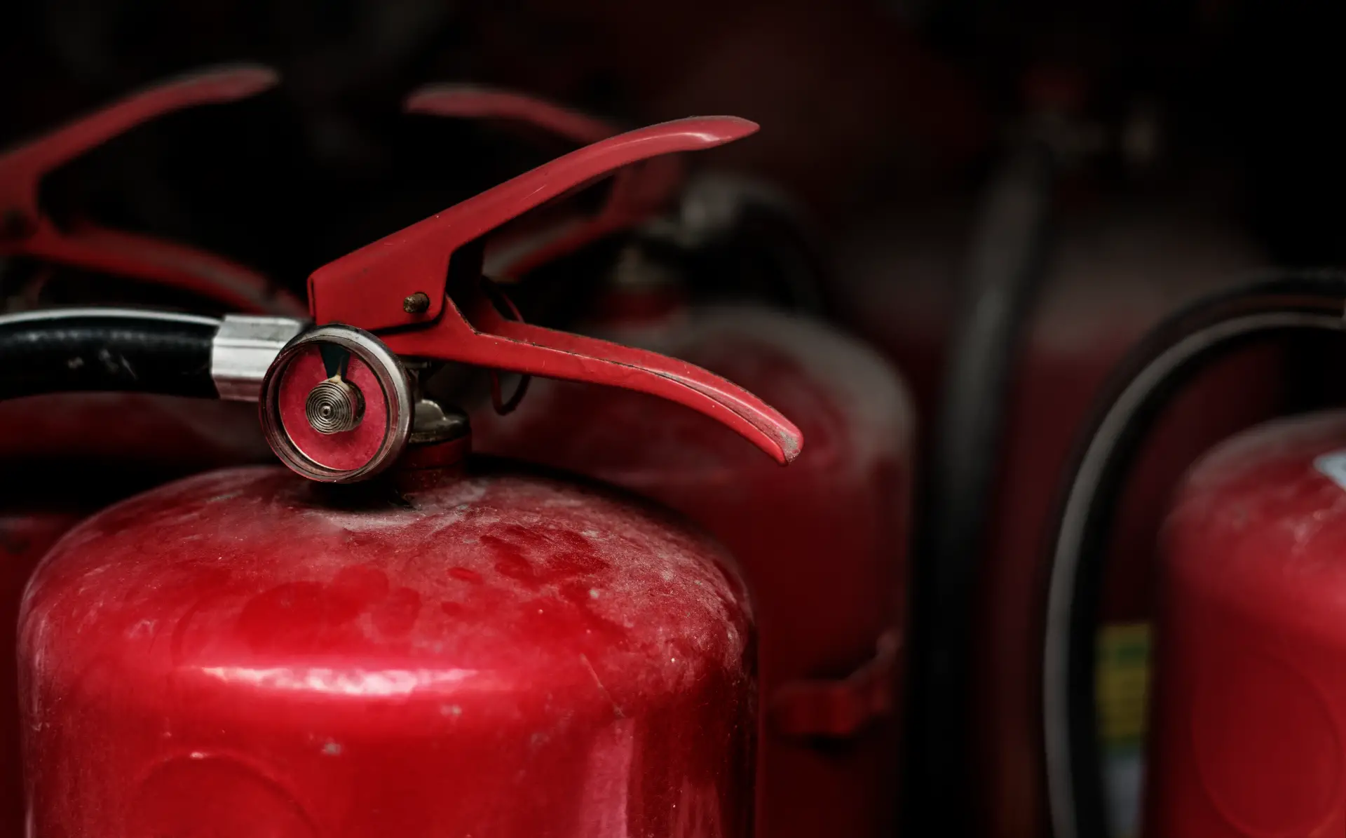 close up fire extinguisher