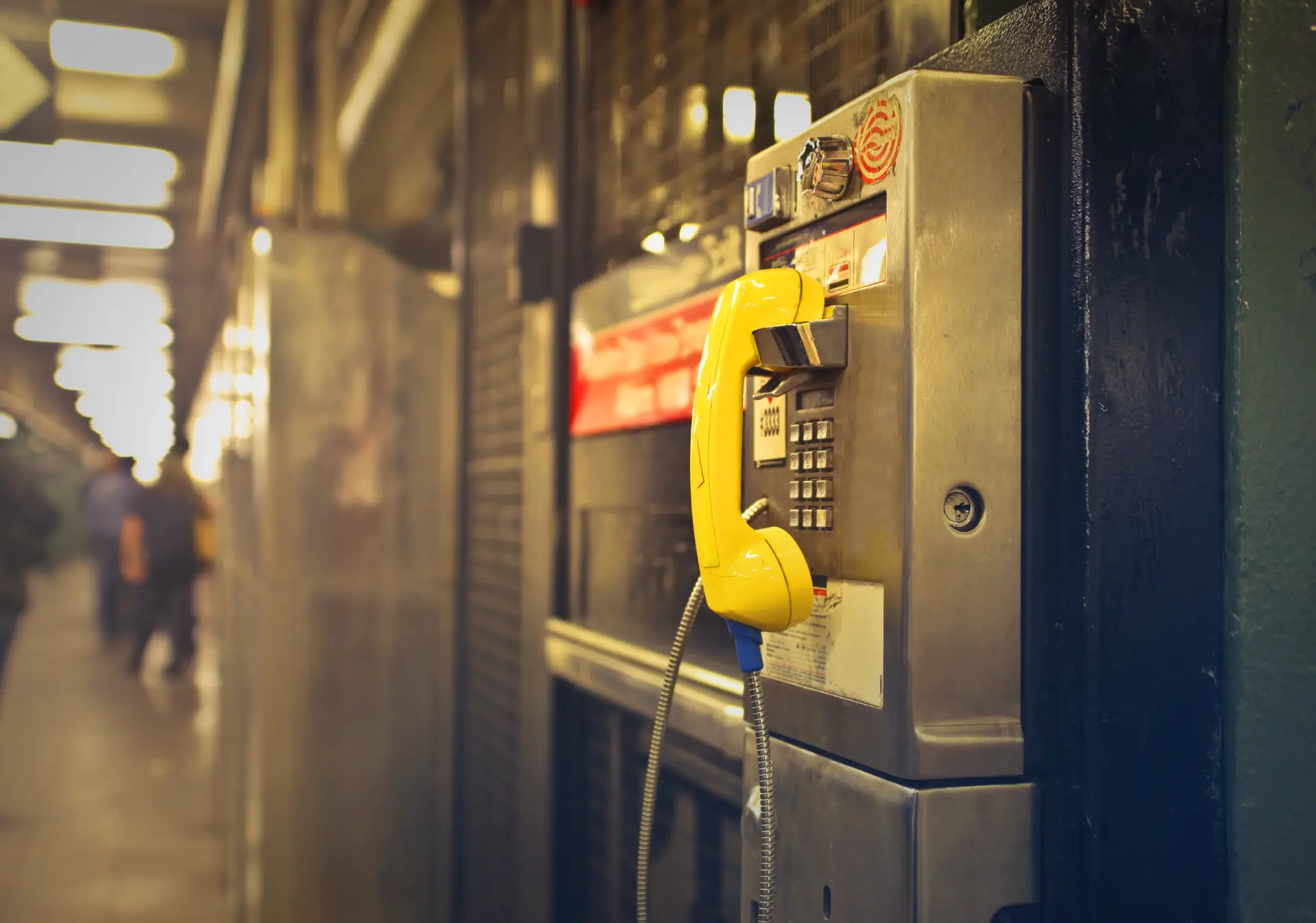 shot yellow gray payphone