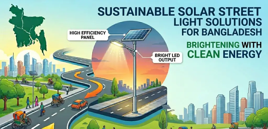 Solar Street Light Service in BD - Universal Engineering