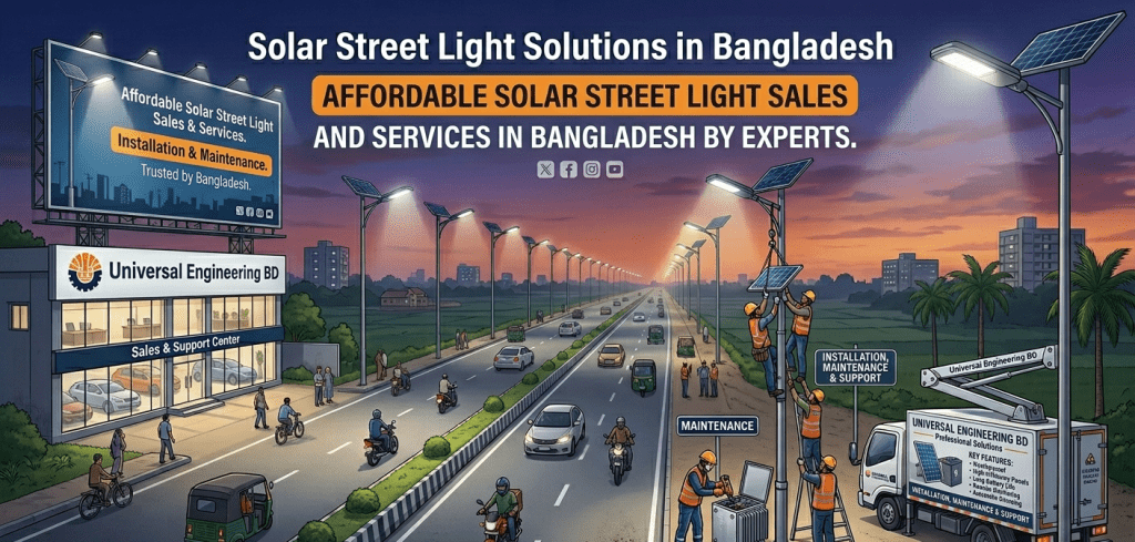 Affordable Solar Street Light Sales and Services in Bangladesh by Experts