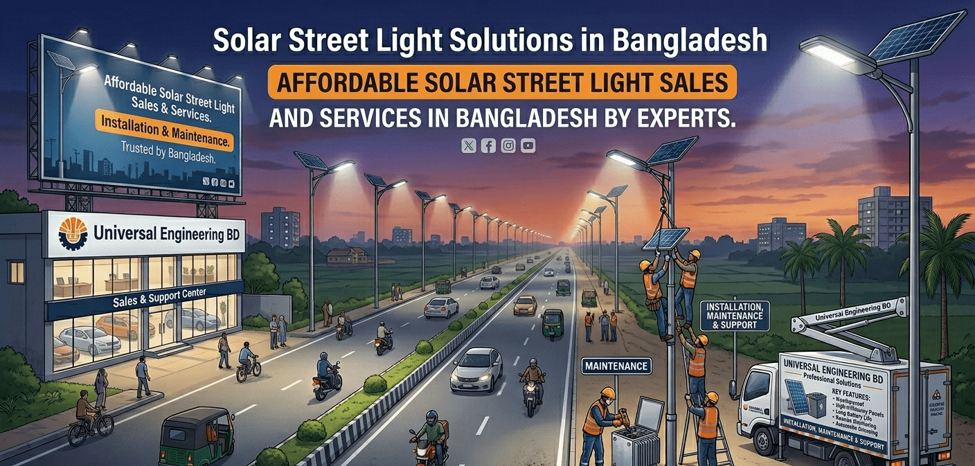 Affordable Solar Street Light Sales and Services in Bangladesh by Experts