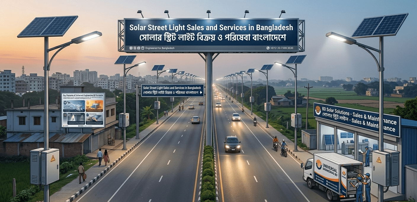 Solar Street Light Sales and Services in Bangladesh