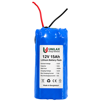 UniLux 12V 15Ah Lithium Battery Price in Bangladesh